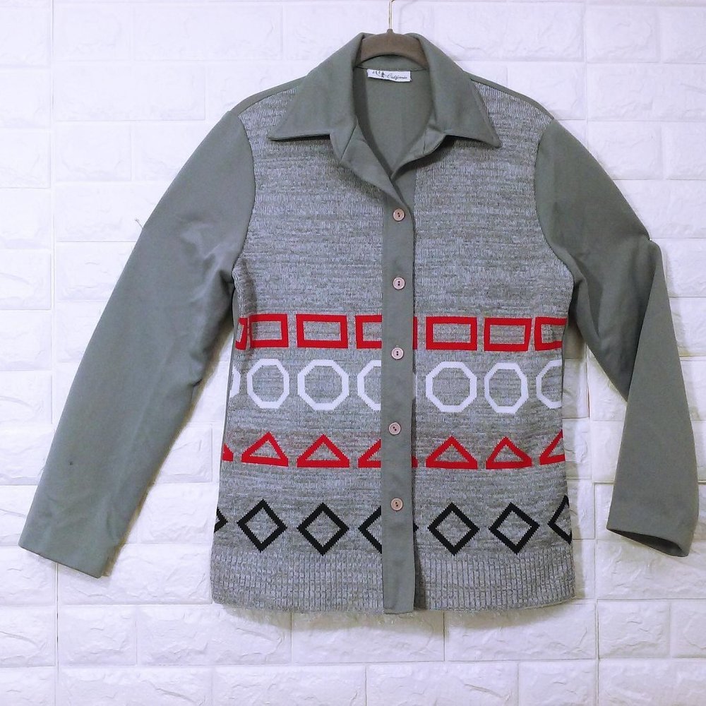 Vintage 60s-70s J.S.E. California Sweater Cardigan